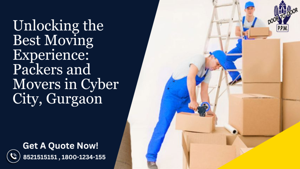 Packers And Movers In Cyber City